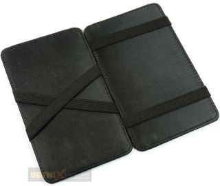 Magic Milksman Puzzle Wallet Quality Black Soft Leather