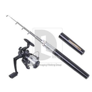 Telescopic saltwater 39inch Fishing Rod Fish Pen Pole Reel & Nylon 
