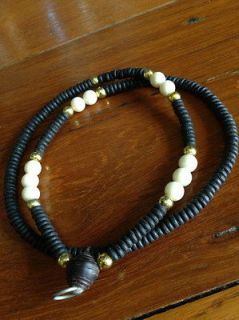   necklace wooden beads buddha buddhist amulet thai from thailand