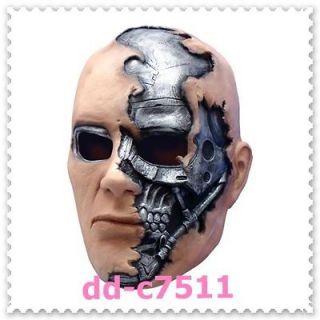 Terminator scary T600 real Mask Adult size Halloween dress up party 