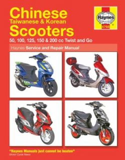 Chinese Taiwanese and Korean Scooters 50cc Thru 200cc, 04 09 50, 100 