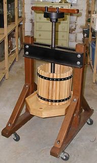 LARGE GRAPE PRESS ( CHERRY and MAPLE WOOD )
