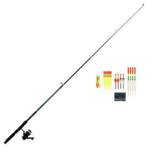 telescopic fishing rod reel set