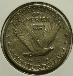 1926 S Standing Liberty Quarter Choice VF+