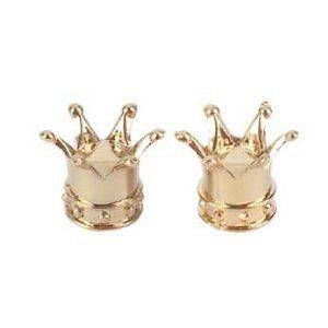 valve cap crown gold