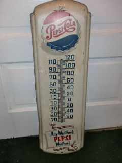 vintage pepsi thermometer in Soda
