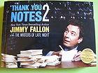 Thank You Notes Jimmy Fallon and Writers Late Night 2011 Paperback 