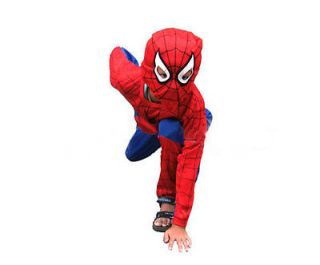 SZXL Halloween Kids Gift Spider Man Hero Suit Fancy Costume Cosplay 
