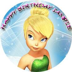 Disney Fairies & Tinkerbell Edible Cake OR Cupcake Toppers Decoration 
