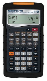 Calculate Industries 4087 Machinist Calc Pro Calculator
