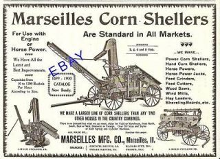 1899 marseilles il engine horse power corn sheller ad time