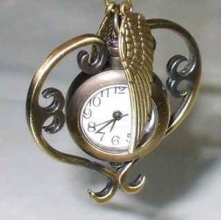 Steampunk Harry Potter TIME TURNER necklace WATCH wicca