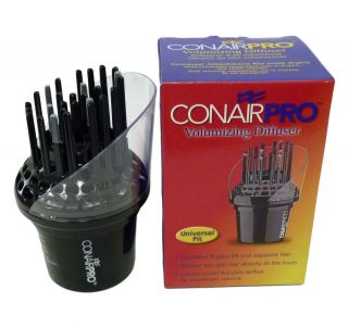 Conair Pro Volumizing Hair Finger Diffuser Universal Fit Hair Dryer 
