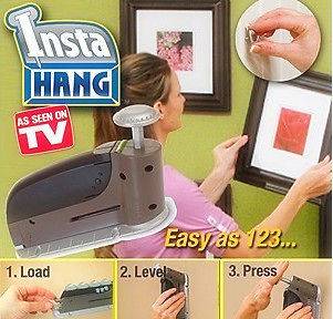 Insta Hang Picture Hanging Tool KIT 47pc set As Seen On TV 10lb Wall 
