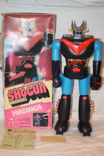 Mattel Shogun Warriors Mazinga in original box 1976 24 Near Complete!