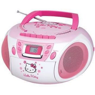 Hello Kitty KT2028A Stereo CD Boombox with Cassette NEW
