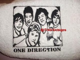 one direction embroidered towel gift set collectors item