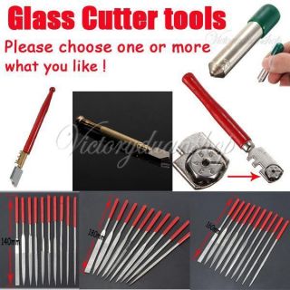   tipped /Oil/Wheel Glass Cutter/Needle Files Set Carving Craft Art Tool