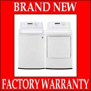 LG White Top Load Washer WT4870CW & Electric Dryer DLE4870W Energy 