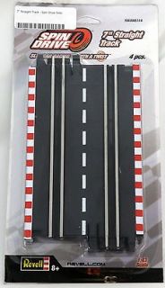 43 Scale Spin Drive 7 Straight Track   4pcs.   Revell #RMXW6114