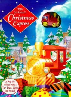 The Christmas Express A Pop Up Village, Toy Train, Light and Sound by 