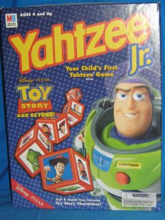 YAHTZEE JR.  DISNEY TOY STORY   MILTON BRADLEY