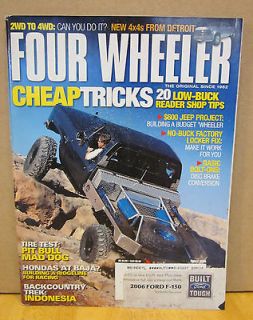 Four Wheeler Magazine   May 2006   Vol 43 No 5   Cheap Tricks