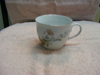 BERKSHIRE HOME BEAUTIFUL MD304 CUP FINE CHINA FLOWERS SILVER TRIM