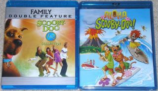 Kid Blu ray Disc Lot   Scooby Doo 1 & 2 (Used) Aloha Scooby Doo (New)