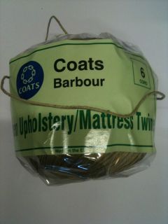 UPHOLSTERY TWINE, COATS BARBOUR,UPHOLS​TERY THREAD,N3,4,6,​THE 
