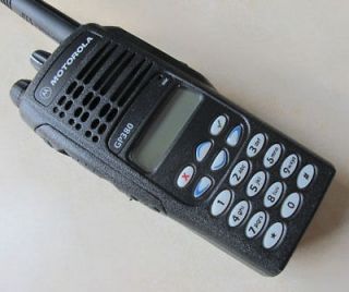 Motorola Two Way Radio GP380 VHF 255 Channels Portable Walkie Talkie