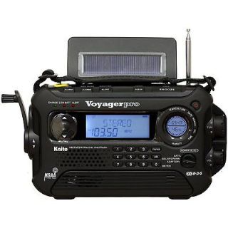 NOAA Weather Radios Digital Kaito Voyager Pro KA600 Hand Crank Radio 