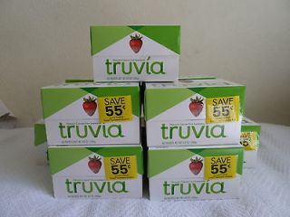 LOT of 7 Boxes TRUVIA SWEETENER 40 count (280 packets total)