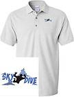 SKY DIVE AIRCRAFT SHIRT SPORTS GOLF EMBROIDERED EMBROIDERY POLO SHIRT 
