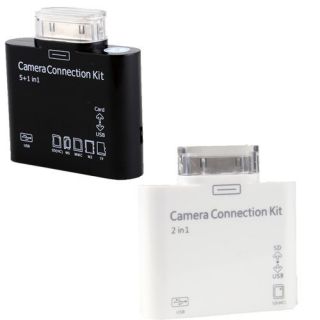   5in1 USB Camera Connection Kit Card Reader SD MMC TF Adapter iPad2 &3