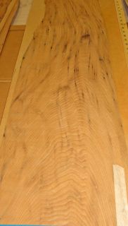 Wormy Chestnut wood veneer 12 x 38 with no backing (raw veneer)