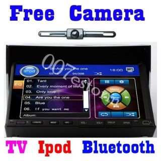   Car Stereo CD DVD Player Non GPS+Camera+USB SD FM BT Ipod TV Tuner