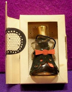 vtg 1950s CIRO OH LA LA perfume bottle FIGURAL LADY old FRENCH 
