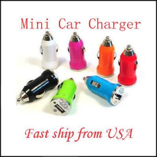 Mini USB Universal Car Charger Adapter for iPhone 4G 4S iPod MP3/4 