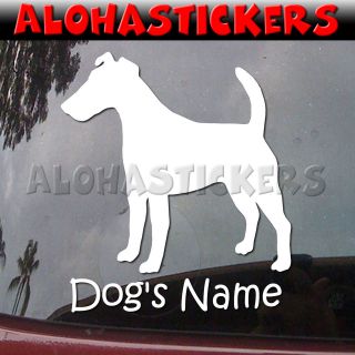   SMOOTH FOX TERRIER DOG Breed Car Truck Vinyl Decal Window Sticker B374