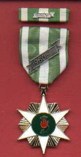 Vietnam Campaign medal with ribbon bar 60 device