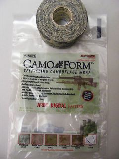   Camo Form Self Cling Camouflage Wrap Army Digital Camo Re useable