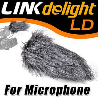 12cm Windscreen Windshield Mic Fur Muff Zoon for Micphone Reduce Wind 
