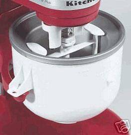 Kitchenaid KICA Ice Cream frz yogurt sorbet Maker Stand Mixer 