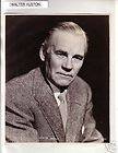 Actor Academy Award WALTER HUSTON Autograph Page Died 1950