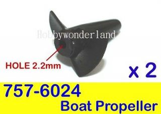 Newly listed NQD 757 757 6024 Propeller for RC Boat Turbo JET x 2 pcs