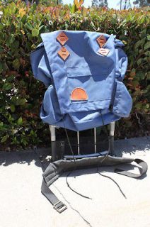 FAMOUS TRAILS Vintage Large Frame Backpack Hiking Camping Mountain 