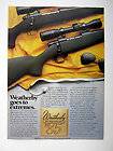 Weatherby Mark V Fibermark & Fiberguard Rifles rifle 1985 print Ad 