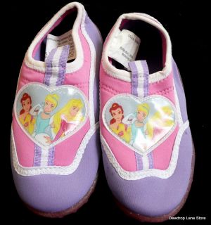 Walt Disney World Cruise Princess Water Shoe Aquasocks Toddler XS 5 6 