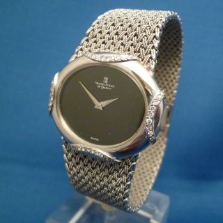 GENTS SOLID 18k WHITE GOLD BUECHE GIROD MONTRE ROYALE MECHANICAL 